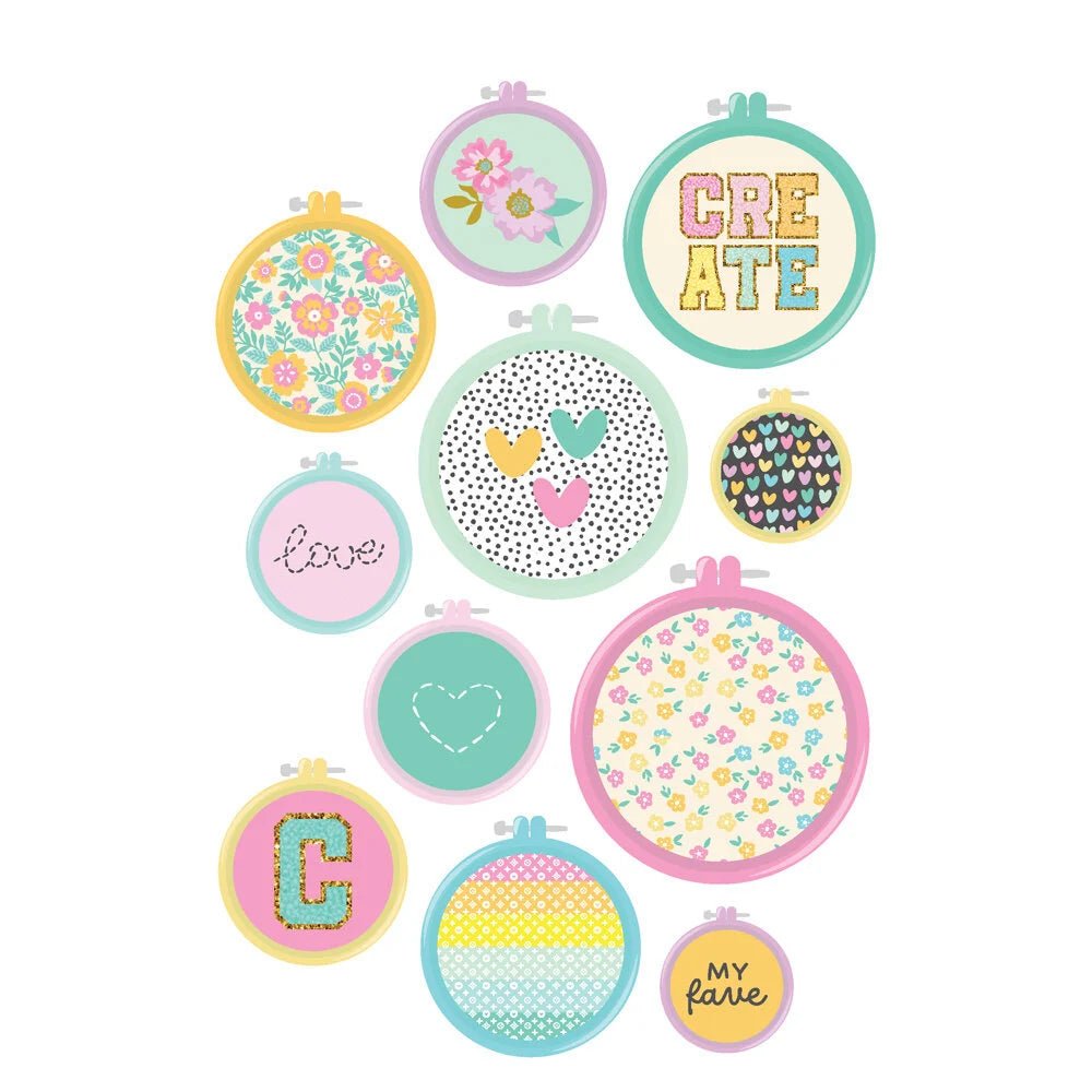 Sticker book Simple Vintage - Crafty things - 6 - Simple Stories - Tidformera