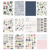 Sticker book Simple Vintage Indigo Garden - Simple Stories - Tidformera