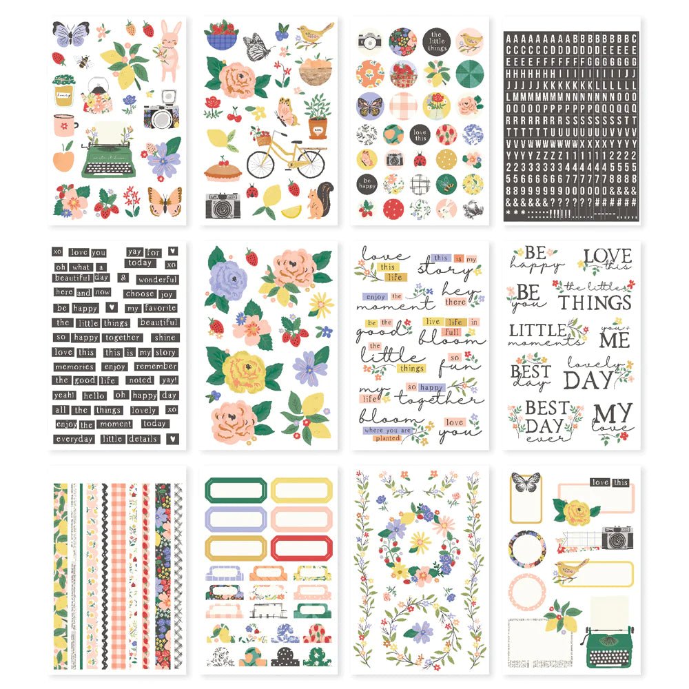 Sticker book The little things - 2 - Simple Stories - Tidformera