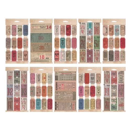 Sticker Book Tim Holtz - Ticket Book - Tim Holtz - Tidformera