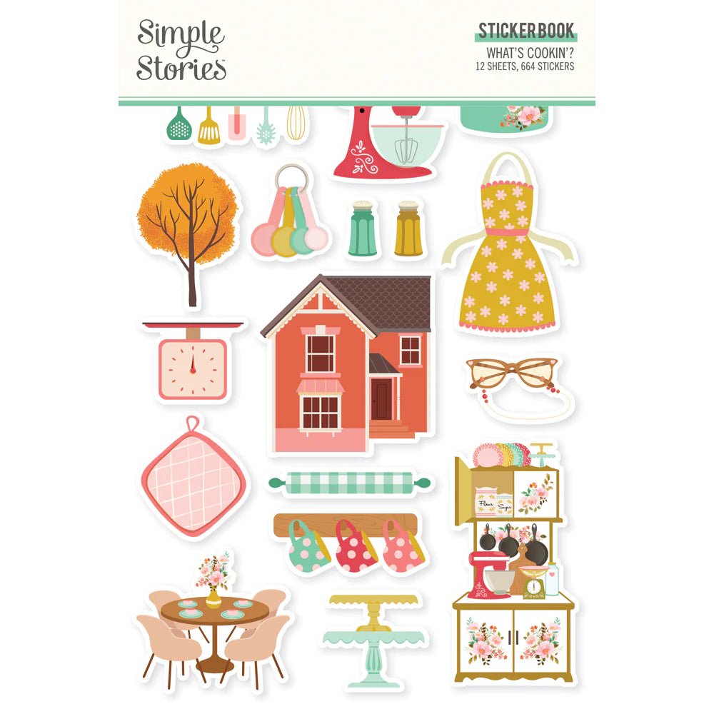 Sticker book What's cookin'? - Simple Stories - Tidformera