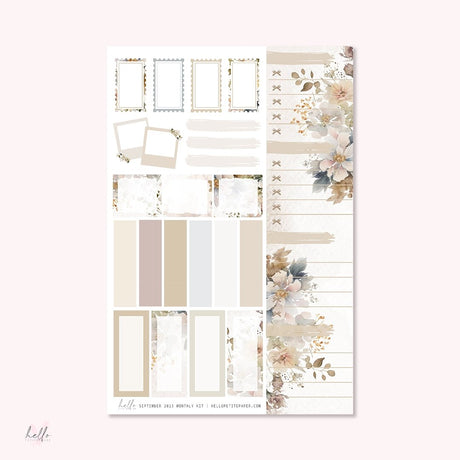 Sticker Kit Monthly - September - 3 - Hello Petite Paper - Tidformera