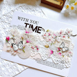 Sticker Pet Tape - Pre-cut - 60 mm - Magnolia Bloom - 3 - Washi Tape Shop - Tidformera