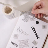 Sticker Pet Tape - Pre-cut - 70 mm - Scribbled Thoughts - 1 - Washi Tape Shop - Tidformera