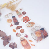 Sticker Pet Tape - Pre-cut - 74 mm - Cozy Autumn - 2 - Plan & Plot Studio - Tidformera