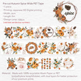 Sticker Pet Tape - Pre - cut - Autumn Spice - 60 mm - 5 - Washi Tape Shop - Tidformera