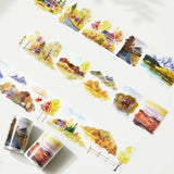 Sticker Pet Tape - Pre - cut - Autumn Symphony - 60 mm - 2 - Washi Tape Shop - Tidformera