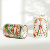 Sticker Pet Tape - Pre - cut - Christmas Market - 70 mm - Washi Tape Shop - Tidformera