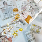 Sticker Pet Tape - Pre - cut - Clover Haze - 60 mm - 1 - Washi Tape Shop - Tidformera