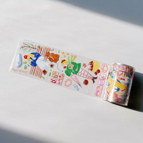 Sticker Pet Tape - Pre-cut - Dopamine Days - 65 mm - 1 - Washi Tape Shop - Tidformera