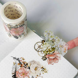 Sticker Pet Tape - Pre - cut - Floral Chronicles - 65 mm - 5 - Washi Tape Shop - Tidformera
