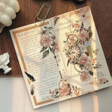 Sticker Pet Tape - Pre - cut - Floral Chronicles - 65 mm - 3 - Washi Tape Shop - Tidformera