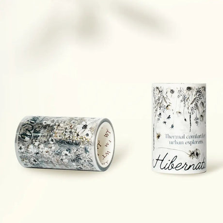 Sticker Pet Tape - Pre - cut - Frosted Letters - 70 mm - 4 - Washi Tape Shop - Tidformera