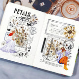 Sticker Pet Tape - Pre - cut - Frosted Meadow - 70 mm - 5 - Washi Tape Shop - Tidformera