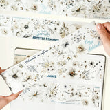 Sticker Pet Tape - Pre - cut - Frosted Meadow - 70 mm - 3 - Washi Tape Shop - Tidformera