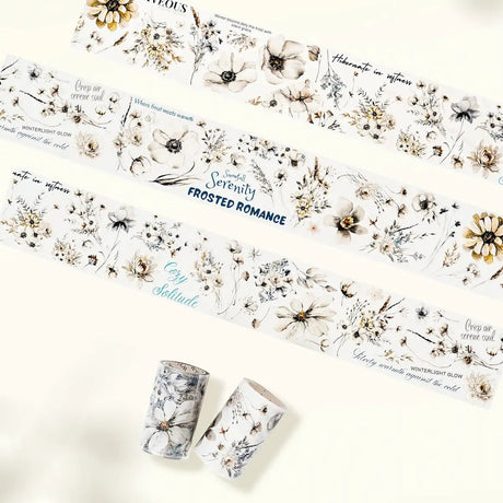 Sticker Pet Tape - Pre - cut - Frosted Meadow - 70 mm - 1 - Washi Tape Shop - Tidformera