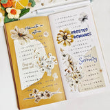 Sticker Pet Tape - Pre - cut - Frosted Meadow - 70 mm - 8 - Washi Tape Shop - Tidformera