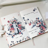 Sticker Pet Tape - Pre - cut - Frosty Rose - 60 mm - 2 - Washi Tape Shop - Tidformera