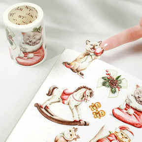 Sticker Pet Tape - Pre - cut - Frozen Paws - 60 mm - 1 - Washi Tape Shop - Tidformera