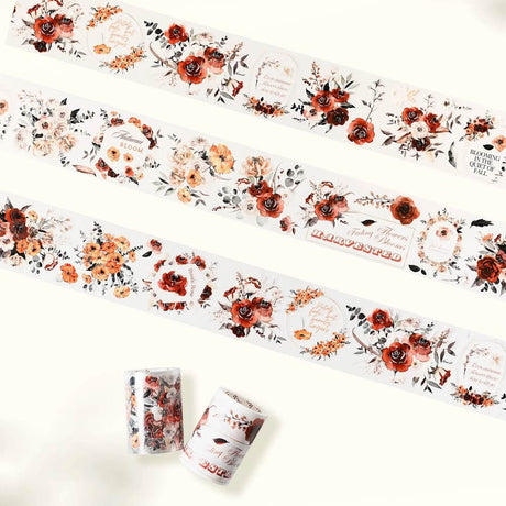Sticker Pet Tape - Pre - cut - Harvested Bloom - 60 mm - 2 - Washi Tape Shop - Tidformera