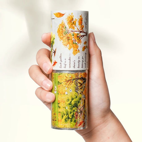 Sticker Pet Tape - Pre-cut - Hello Autumn - 70 mm - 4 - Washi Tape Shop - Tidformera