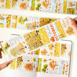 Sticker Pet Tape - Pre-cut - Hello Autumn - 70 mm - 2 - Washi Tape Shop - Tidformera