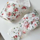 Sticker Pet Tape - Pre - cut - Holly Bloom - 60 mm - 3 - Washi Tape Shop - Tidformera