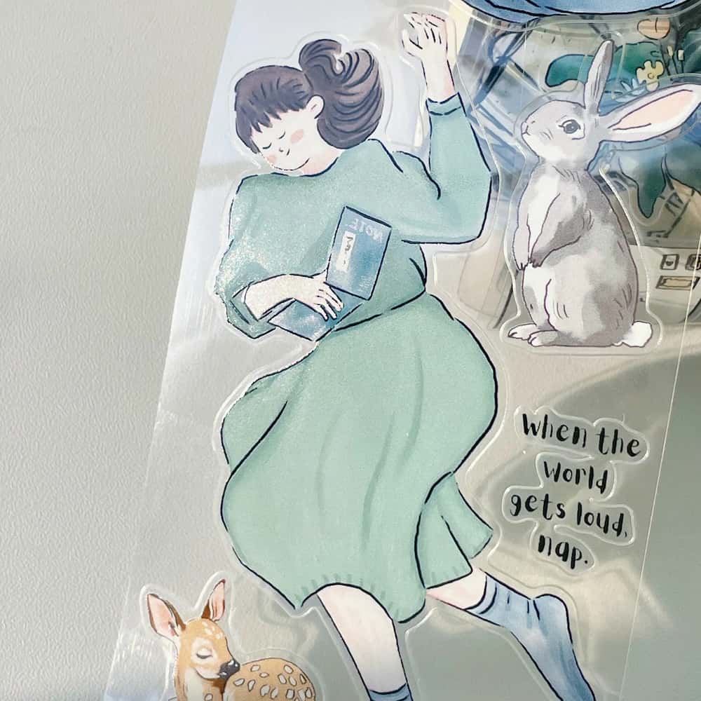 Sticker Pet Tape - Pre - cut - Letter to Myself - 60 mm - 2 - Washi Tape Shop - Tidformera