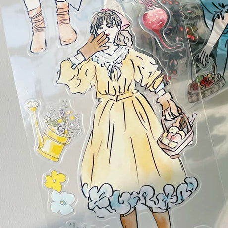 Sticker Pet Tape - Pre - cut - Me Time - 60 mm - 2 - Washi Tape Shop - Tidformera