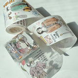 Sticker Pet Tape - Pre - cut - Me Time - 60 mm - 4 - Washi Tape Shop - Tidformera