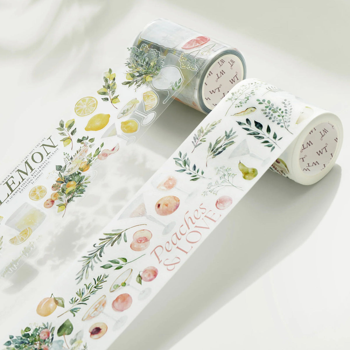 Sticker Pet Tape - Pre - cut - Mediterranean Breeze - 60 mm - 2 - Washi Tape Shop - Tidformera