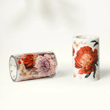 Sticker Pet Tape - Pre - cut - Peony Reverie - 70 mm - 8 - Washi Tape Shop - Tidformera