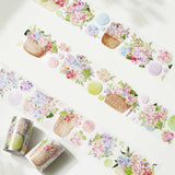 Sticker Pet Tape - Pre - cut - Perfumed Reveries - 60 mm - 4 - Washi Tape Shop - Tidformera