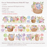 Sticker Pet Tape - Pre - cut - Perfumed Reveries - 60 mm - Washi Tape Shop - Tidformera