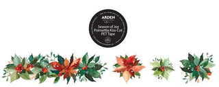 Sticker Pet Tape - Pre - cut - Poinsettia 50 mm - 1 - Arden Creative Studio - Tidformera