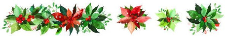 Sticker Pet Tape - Pre - cut - Poinsettia 50 mm - 2 - Arden Creative Studio - Tidformera
