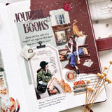 Sticker Pet Tape - Pre - cut - Sidewalk Stories - 60 mm - 8 - Washi Tape Shop - Tidformera