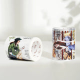 Sticker Pet Tape - Pre - cut - Sidewalk Stories - 60 mm - 3 - Washi Tape Shop - Tidformera