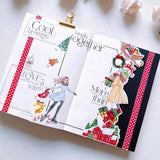 Sticker Pet Tape - Pre - cut - Snowy Strolls - 65 mm - 4 - Washi Tape Shop - Tidformera