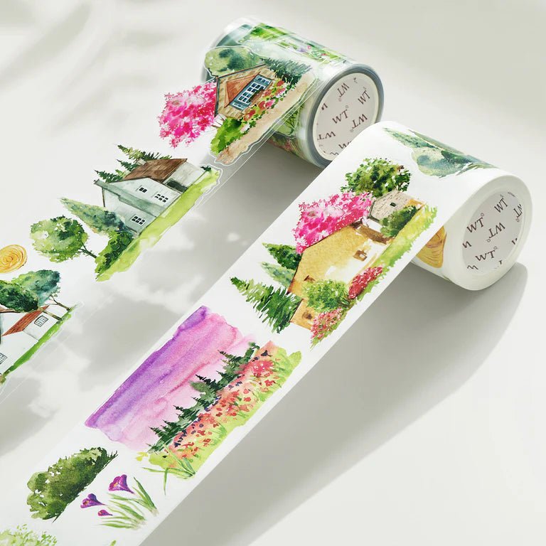 Sticker Pet Tape - Pre - cut - Spring Awakening - 60 mm - Washi Tape Shop - Tidformera