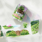 Sticker Pet Tape - Pre - cut - Spring Awakening - 60 mm - Washi Tape Shop - Tidformera