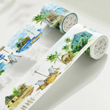 Sticker Pet Tape - Pre - cut - Summer Bliss - 60 mm - Washi Tape Shop - Tidformera