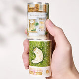 Sticker Pet Tape - Pre - cut - Summer Café - 70 mm - 4 - Washi Tape Shop - Tidformera