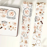 Sticker Pet Tape - Pre - cut - Sweet Rosé - 70 mm - 5 - Washi Tape Shop - Tidformera
