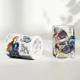 Sticker Pet Tape - Pre - cut - Urban Wanderers - 60 mm - Washi Tape Shop - Tidformera