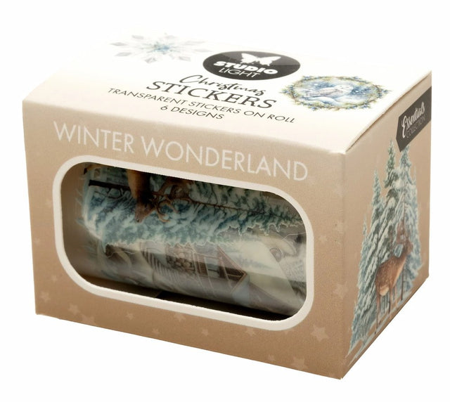 Sticker Pet Tape - Pre - cut - Winter Wonderland 60 mm - 1 - Studio Light - Tidformera