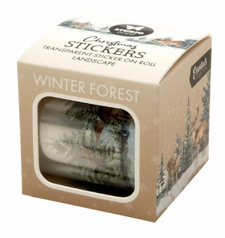 Sticker Pet Tape - Winter Forest 40 mm - 1 - Studio Light - Tidformera
