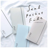 Sticker pocket file - Beige - Mind Wave - Tidformera