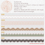 Sticker Set Pet Tape - Baroque Lace - 4 - pack - Washi Tape Shop - Tidformera