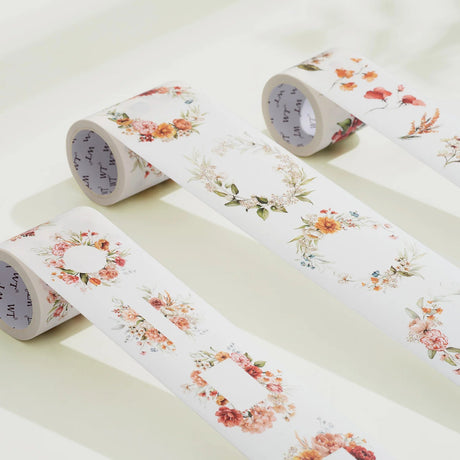 Sticker Set Washi Tape - Autumn Bouquet - 3 - pack - Washi Tape Shop - Tidformera